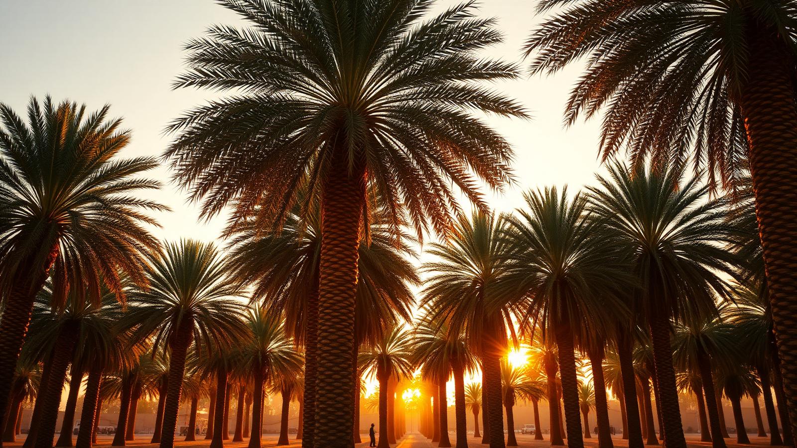 Date palm grove